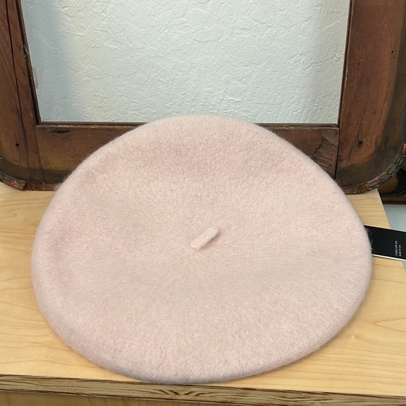 NWT Morgan & Taylor Light Pink French Beret Hat - Picture 4 of 10